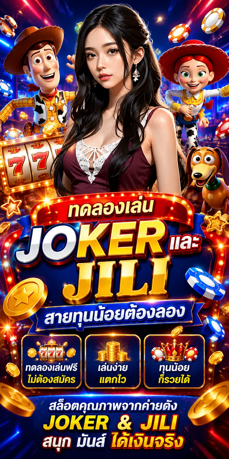 เกมสล็อต Joker Gaming และ Jili สำหรับผู้เล่นทุนน้อย